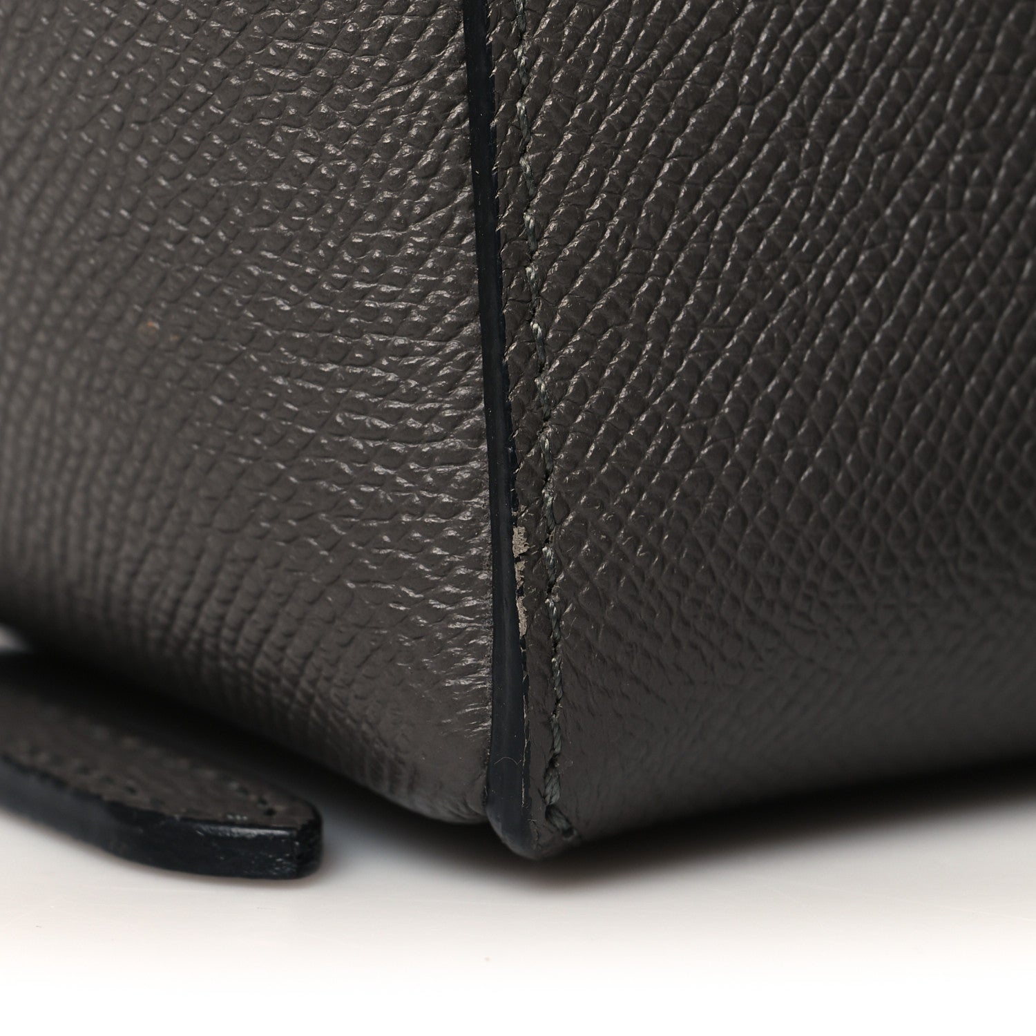 Celine Grained Calfskin Nano Belt Bag Grey 12 of 12