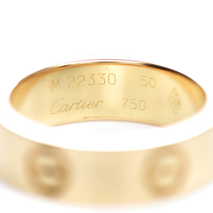 Cartier 18K Yellow Gold 5.5mm LOVE Ring 50 5.25 4 of 4