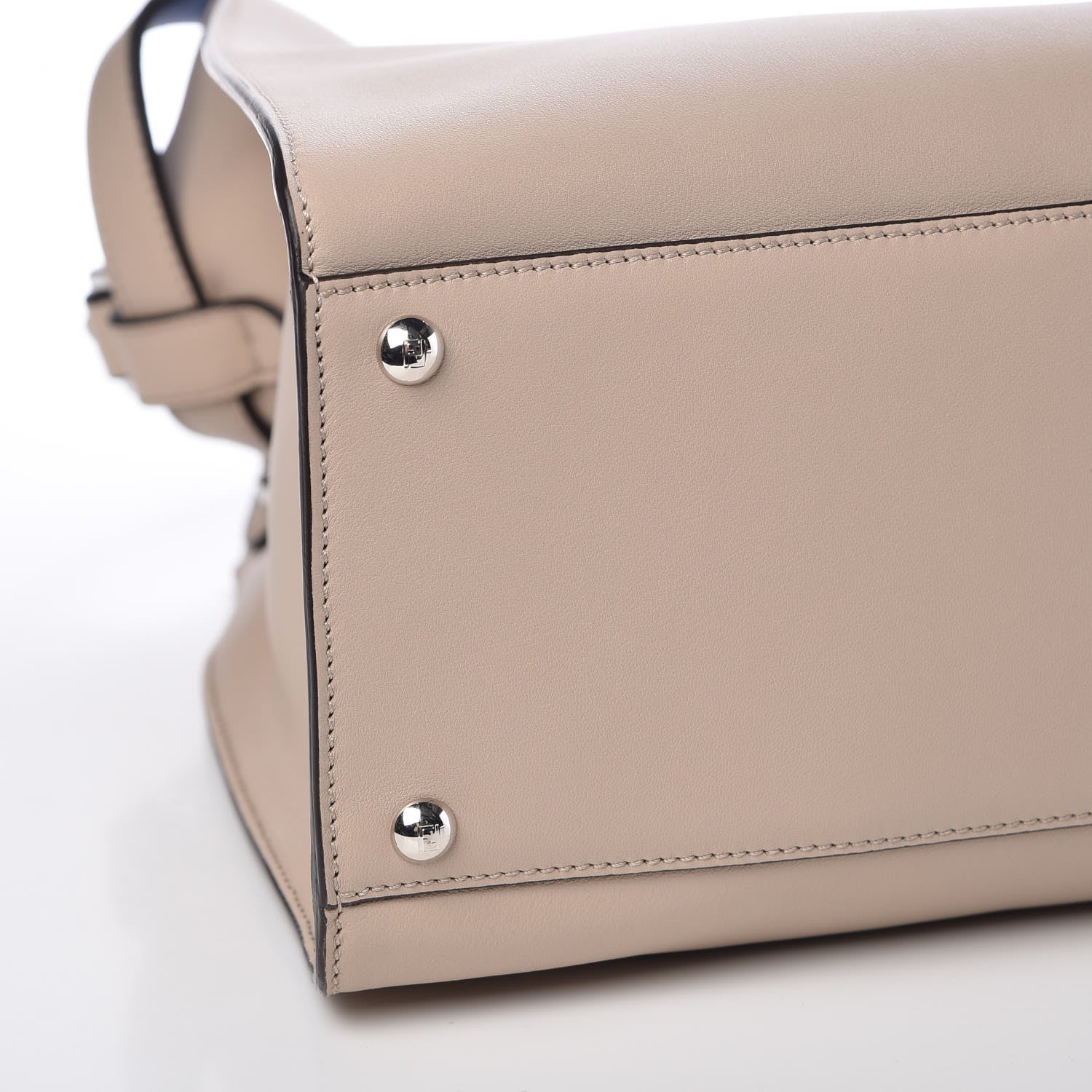 Fendi Vitello Seta Century Large Peekaboo X-Lite Nuvola Black 9 of 10