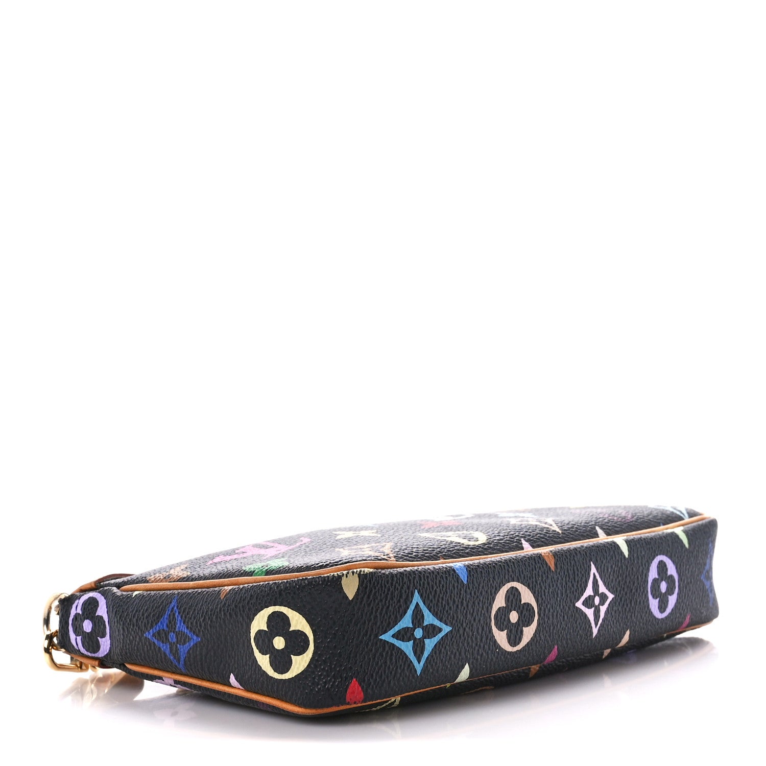 Louis Vuitton Monogram Multicolor Pochette Accessories Black 4 of 12
