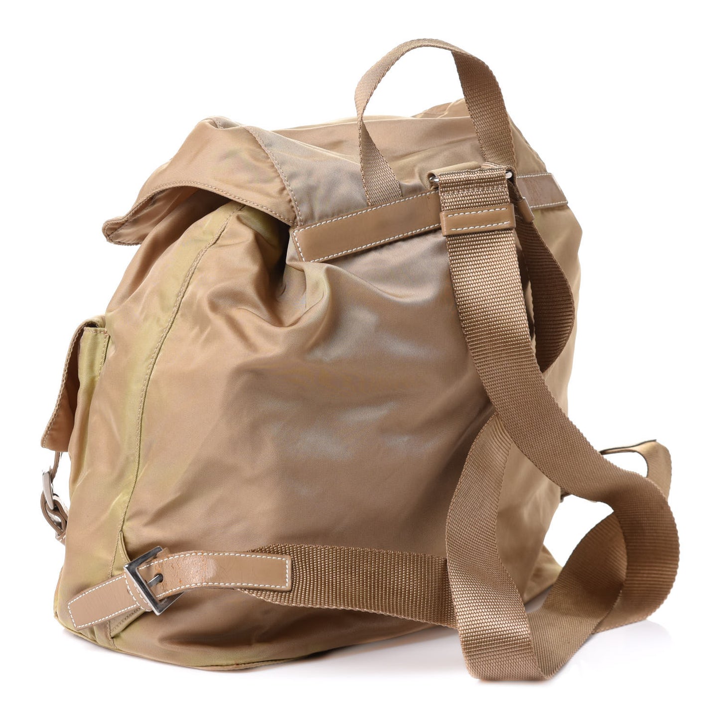 Tessuto Nylon Vela Backpack Cammello
