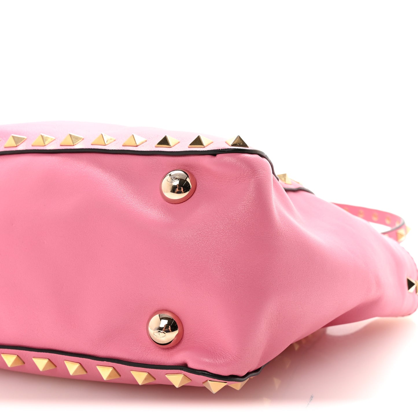 Vitello Mini Rockstud Tote Ninphea