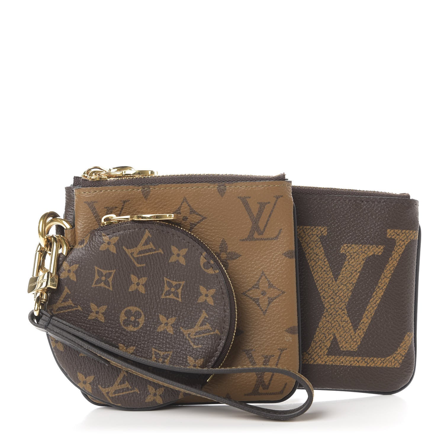 Louis Vuitton Reverse Monogram Giant Trio Pouch 1 of 11