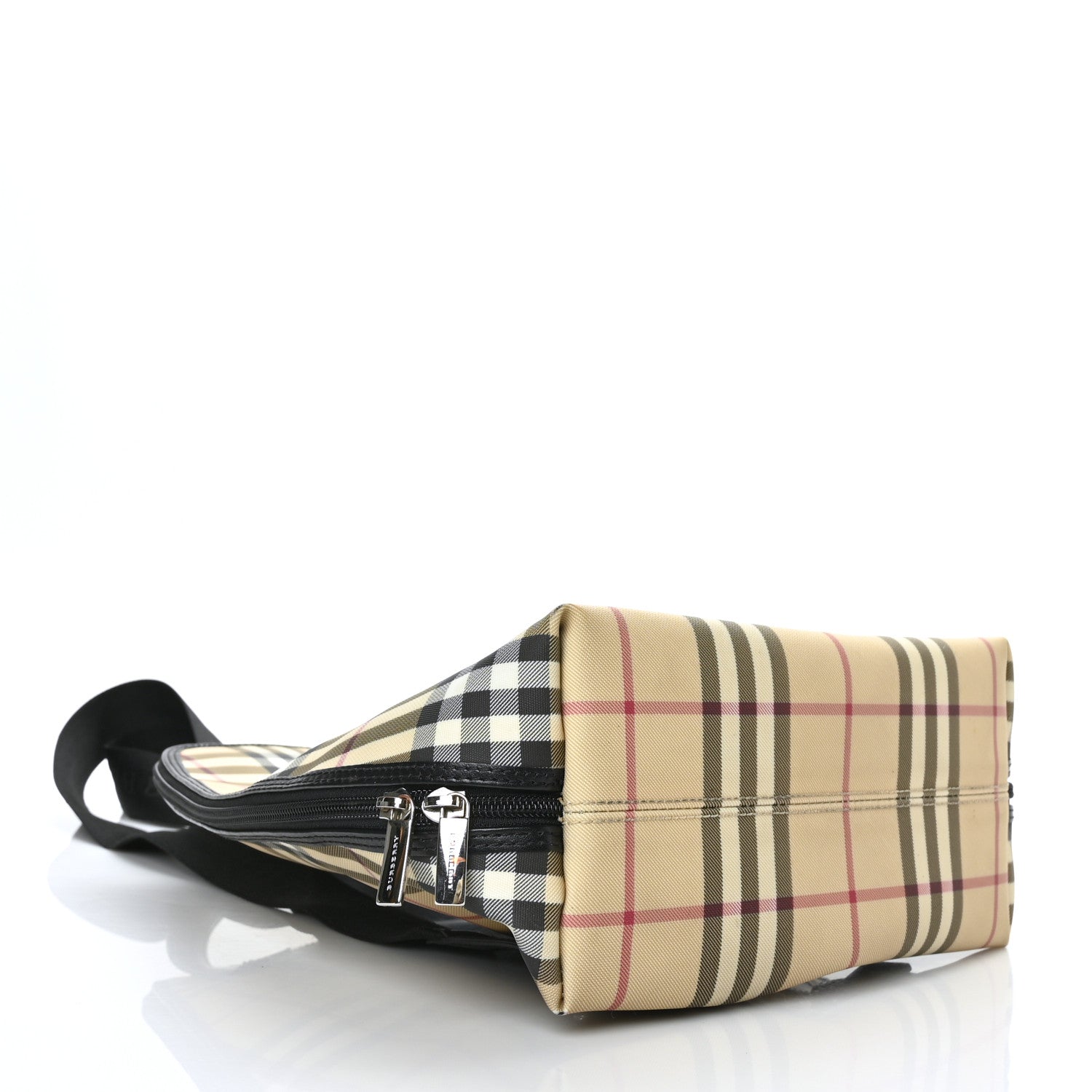 Burberry Canvas House Check Backpack Black 3 of 8