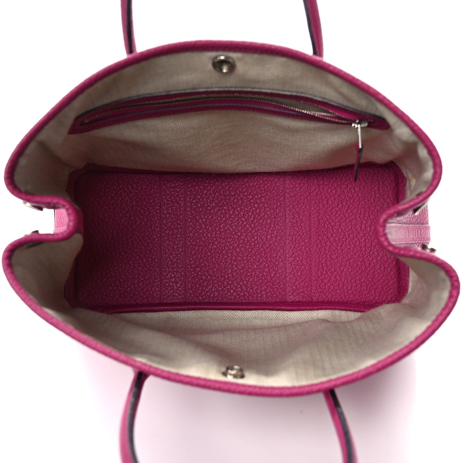 Hermes Vache Country Garden Party 30 TPM Rose Pourpre 5 of 16