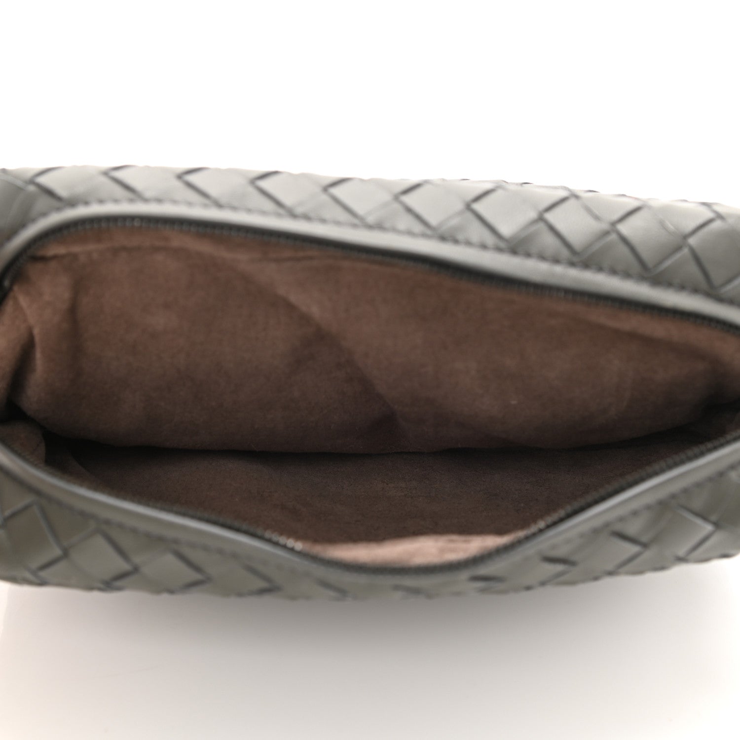 Bottega Veneta Nappa Intrecciato Mini Messenger Bag Light Grey 6 of 9