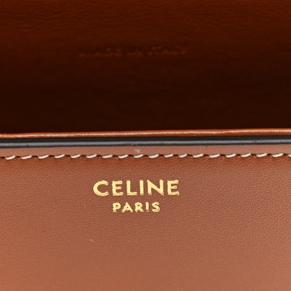Celine Smooth Calfskin Triomphe Mini Besace Crossbody Tan 6 of 9
