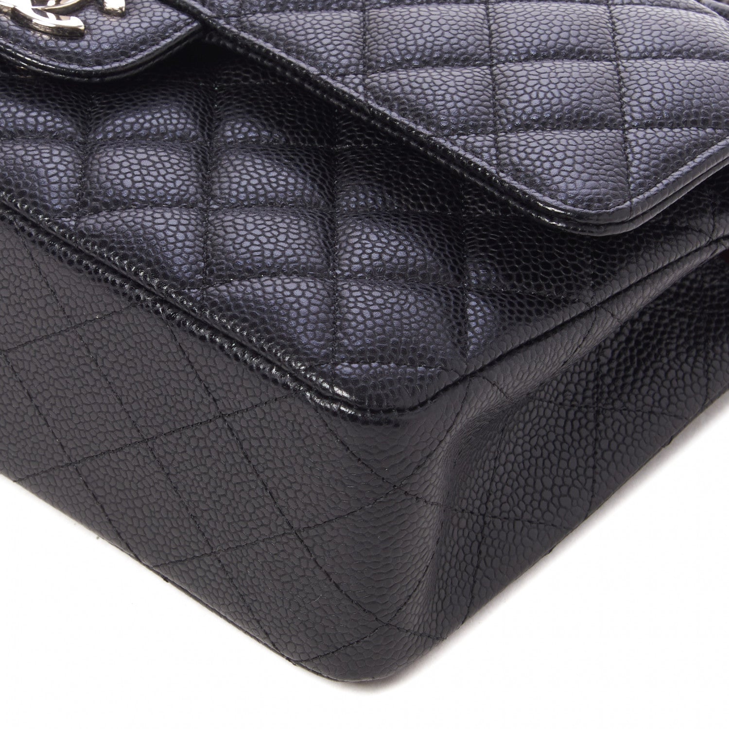 Chanel Caviar Quilted Medium Double Flap Black 5 of 10