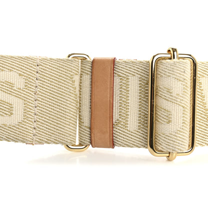 Louis Vuitton Jacquard High Rise Shoulder Strap Beige 6 of 9