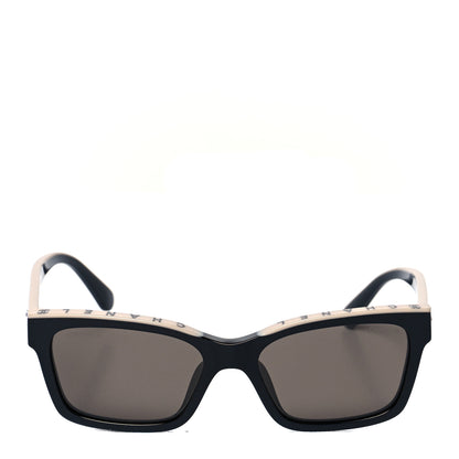 Chanel Acetate Square Sunglasses 5417-A Black 2 of 8