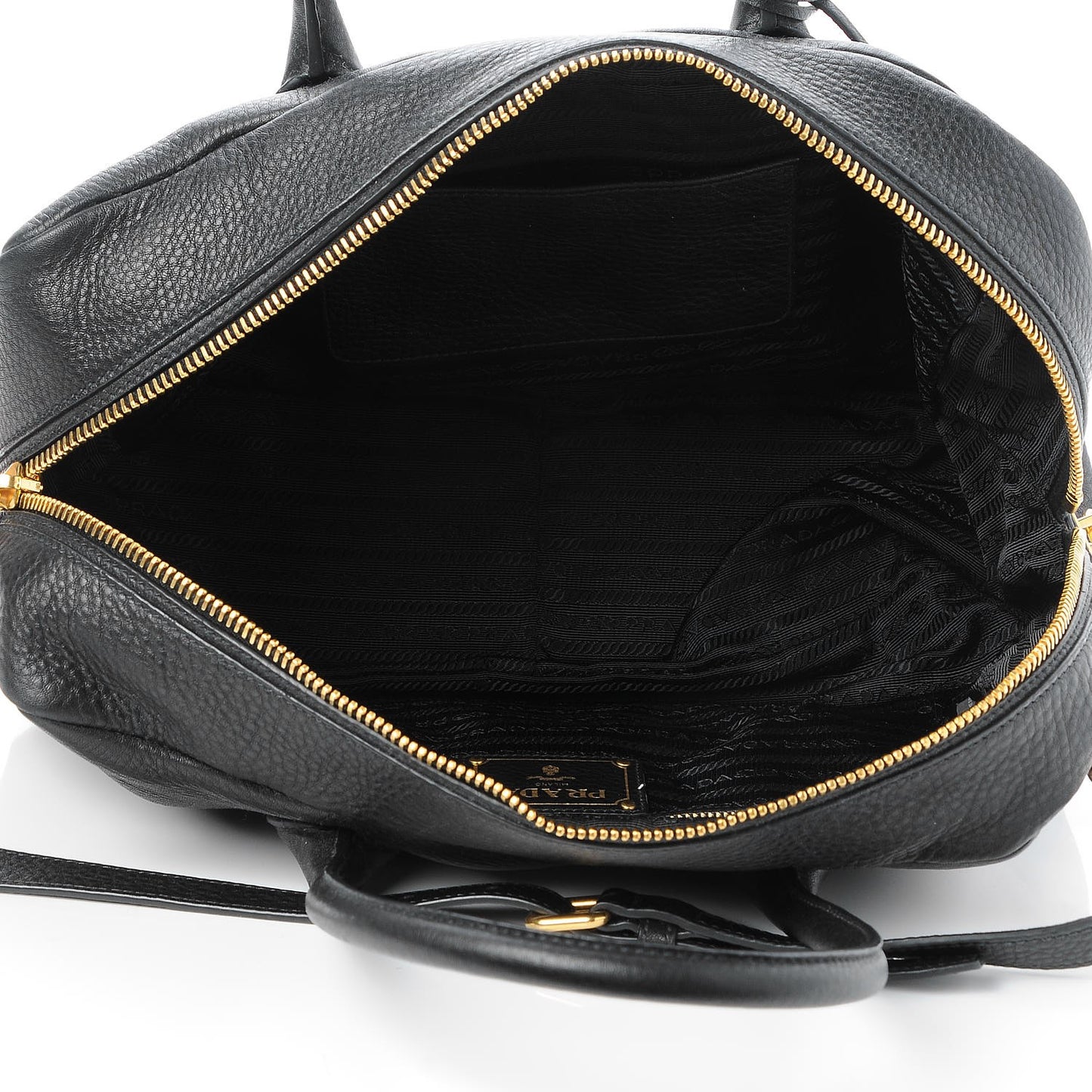 Vitello Daino Shoulder Bag Nero Black