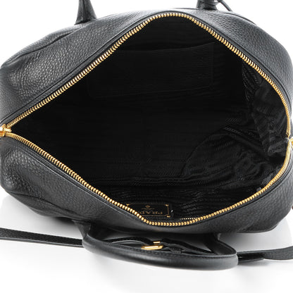 Prada Vitello Daino Shoulder Bag Nero Black 6 of 9
