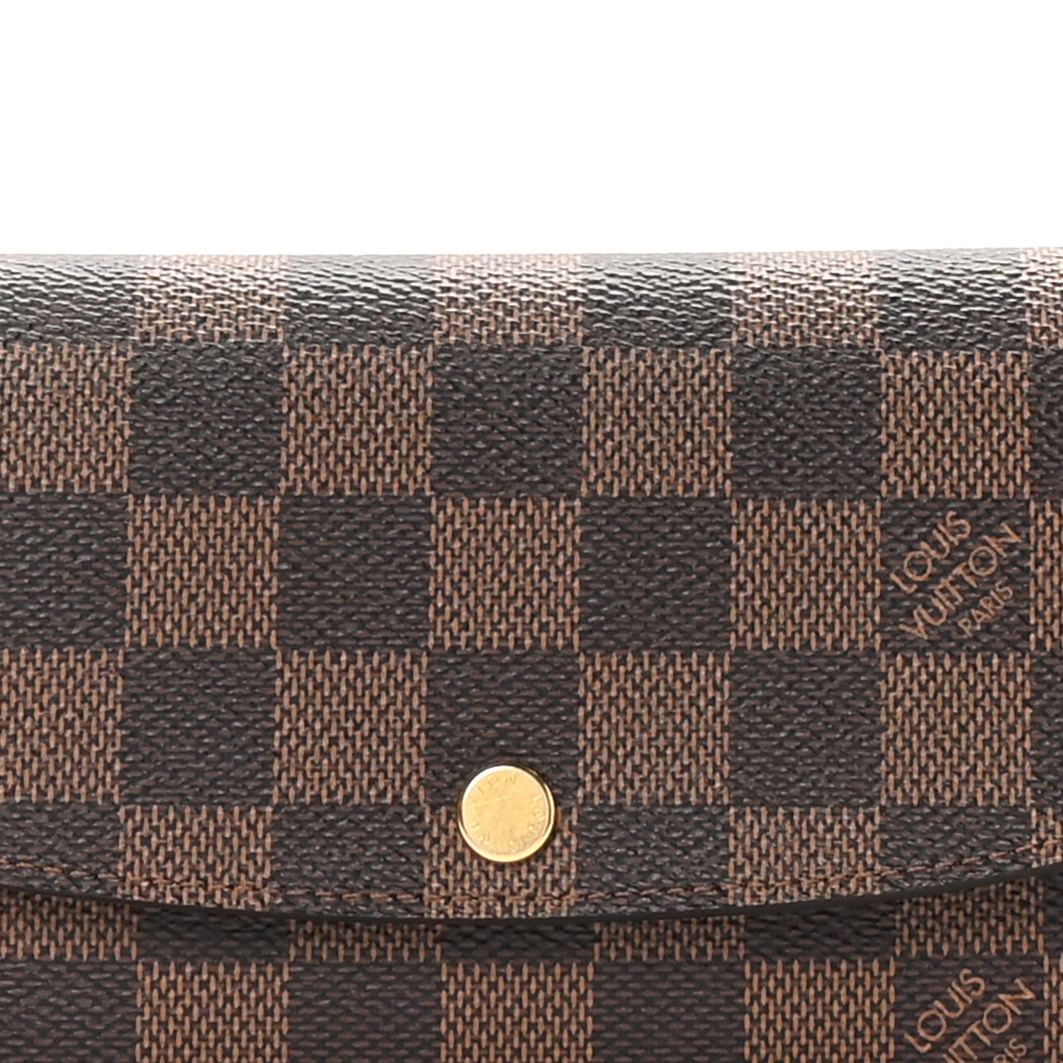 Louis Vuitton Damier Ebene Emilie Wallet Rose Ballerine 7 of 8