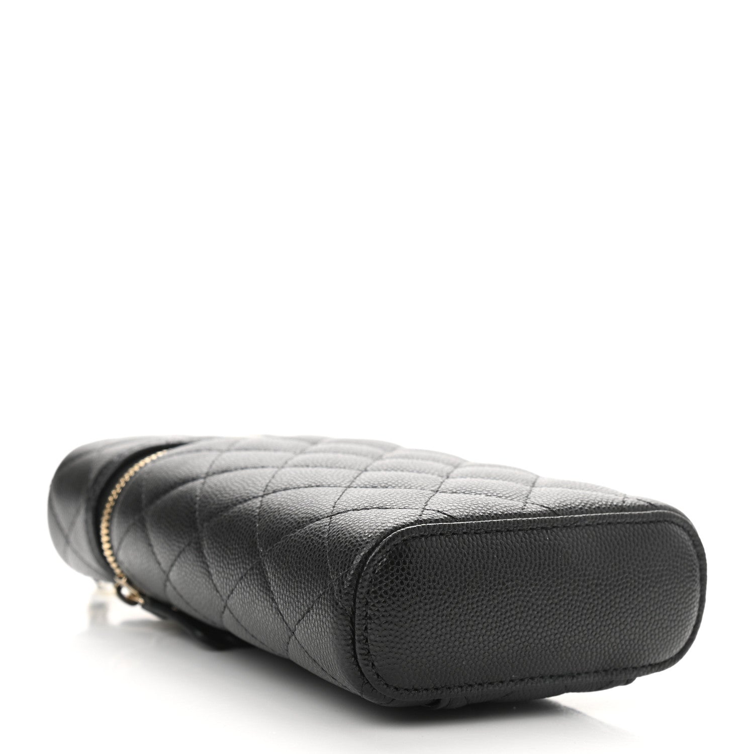 Chanel Caviar Quilted Phone Holder With Chain Black 4 of 11