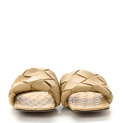 Bottega Veneta Nappa Maxi Intrecciato Lido Flat Sandals 39 Cane Sugar 2 of 8