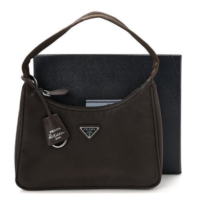 Prada Tessuto Nylon Mini Re-Edition 2000 Bag Caffe 10 of 10