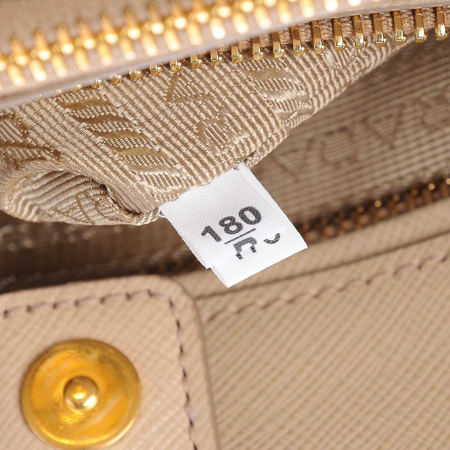 Prada Saffiano Lux Medium Tote Sabbia 9 of 9