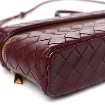 Bottega Veneta Calfskin Intrecciato Bang Bang Vanity Case Barolo 9 of 10