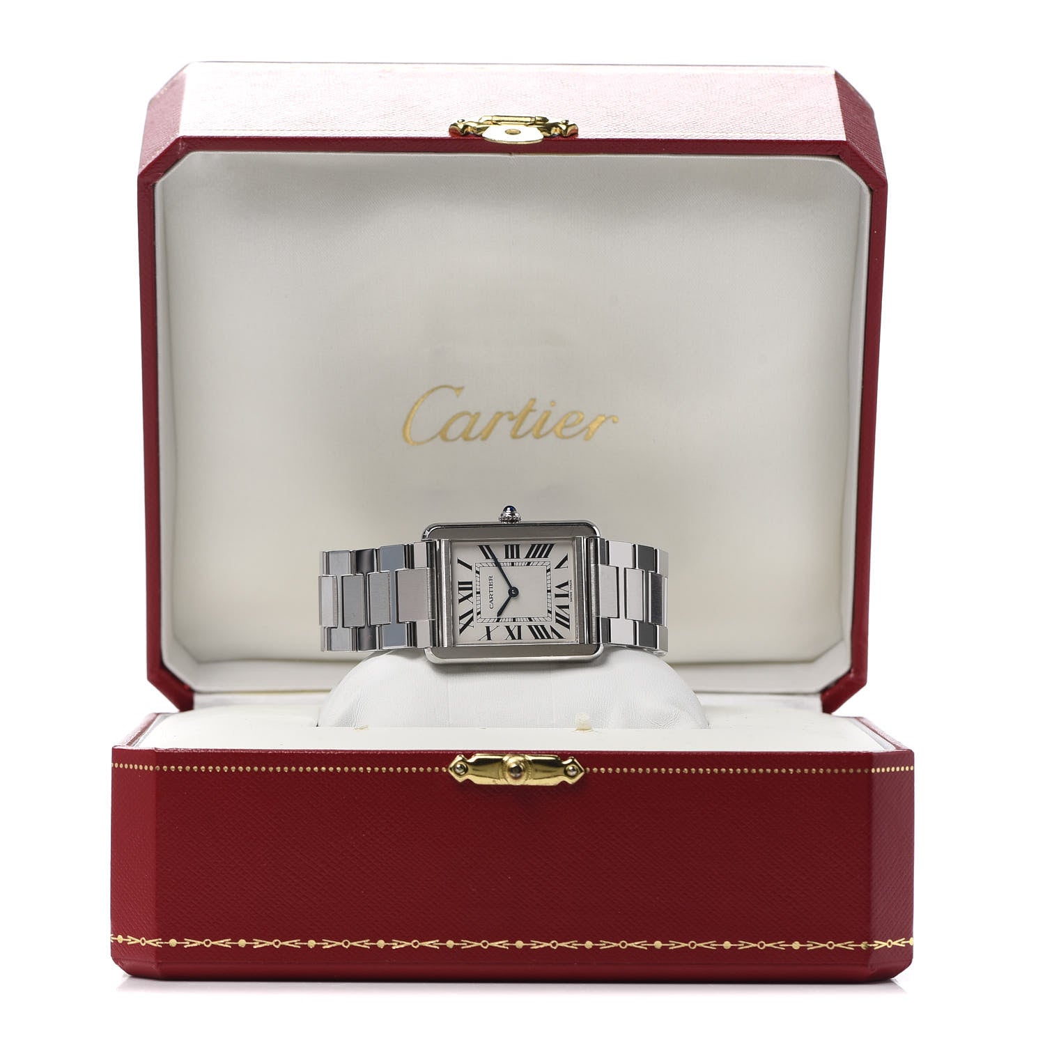 Cartier Stainless Steel 27mm Tank Solo Quartz Watch 6 of 6