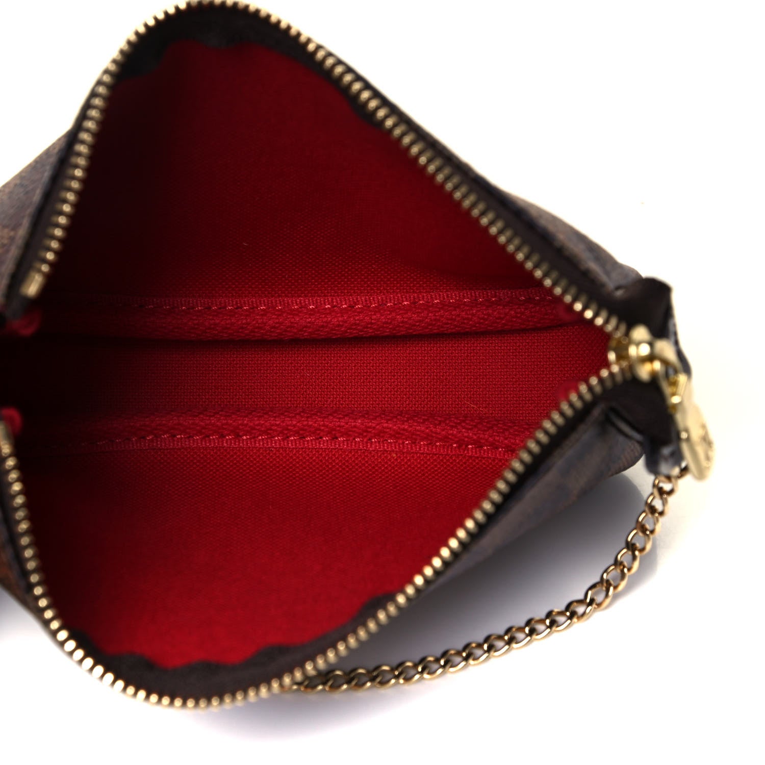 Louis Vuitton Damier Ebene Mini Pochette Accessories 5 of 9