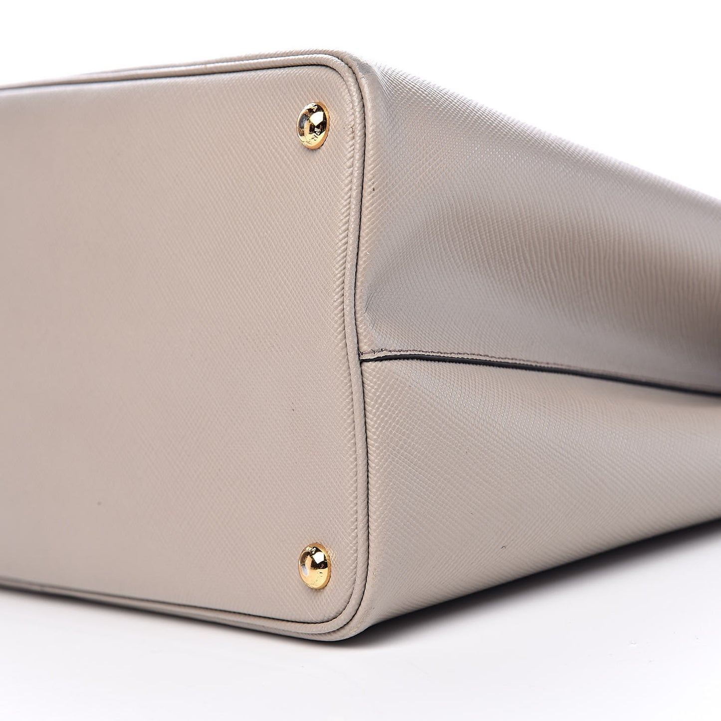 Saffiano Cuir Medium Double Bag Pomice