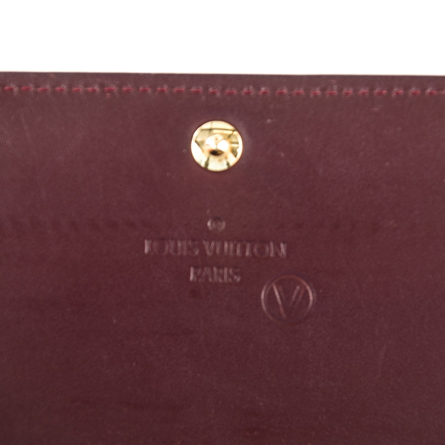 Louis Vuitton Vernis Sarah Wallet Rouge Fauviste 6 of 7