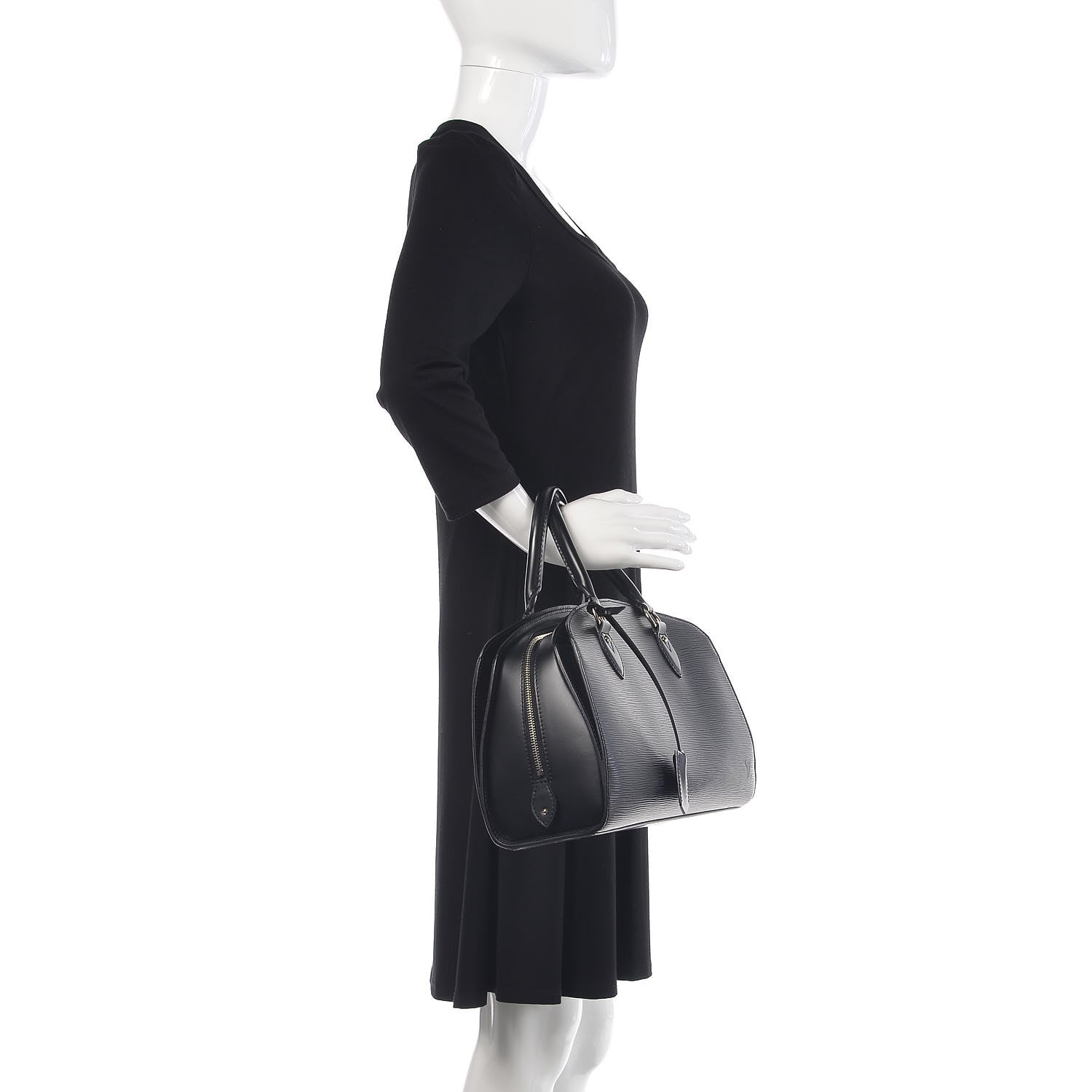 Louis Vuitton Epi Pont-Neuf PM Black 2 of 8