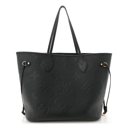 Louis Vuitton Empreinte Monogram Giant Neverfull MM Black 1 of 9