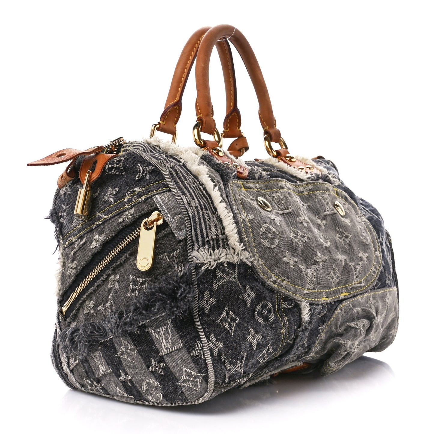Denim Patchwork Speedy 30 Grey