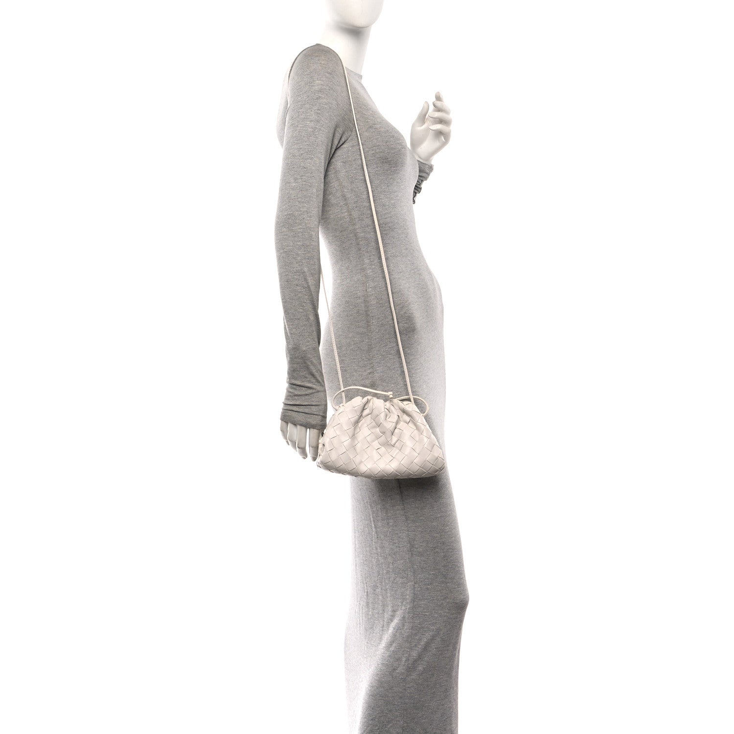 Bottega Veneta Nappa Intrecciato The Mini Pouch Chalk 2 of 11