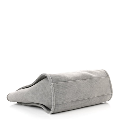 Chanel Canvas Small Deauville Tote Grey 4 of 13