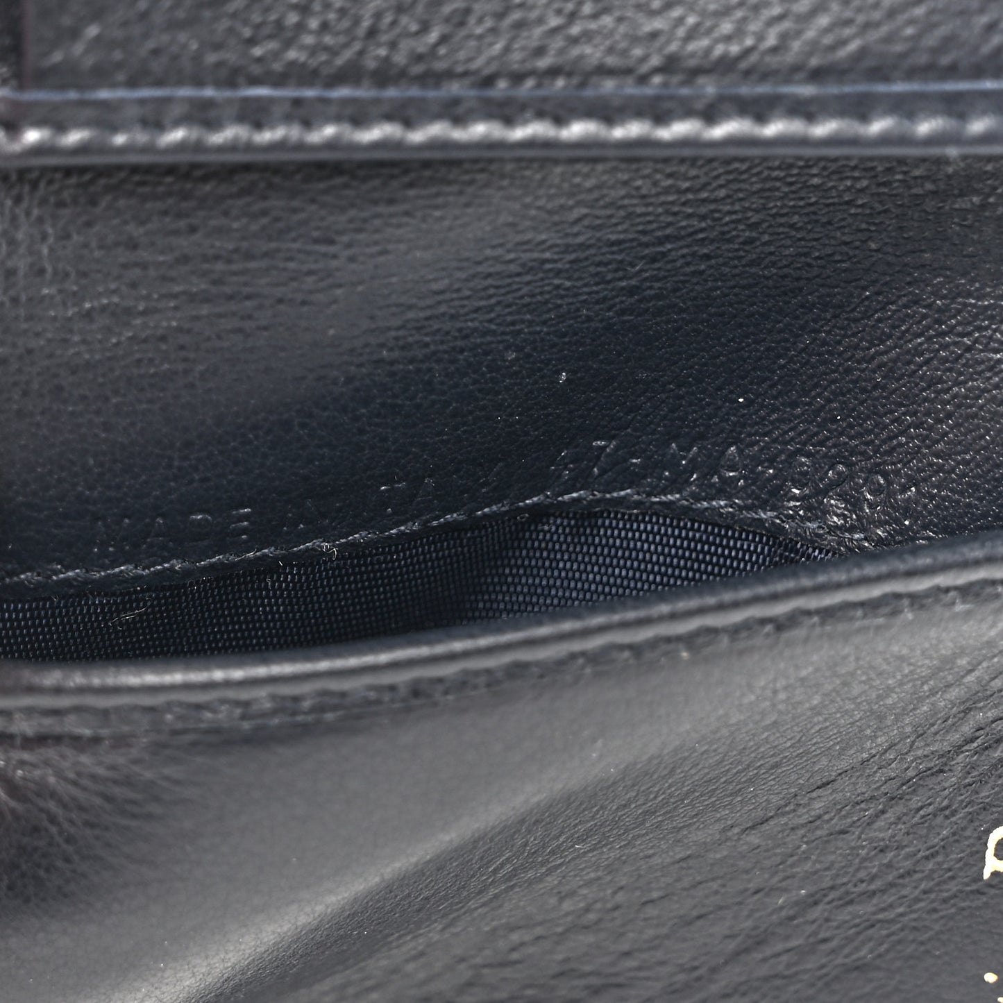 Oblique Saddle Lotus Wallet Blue