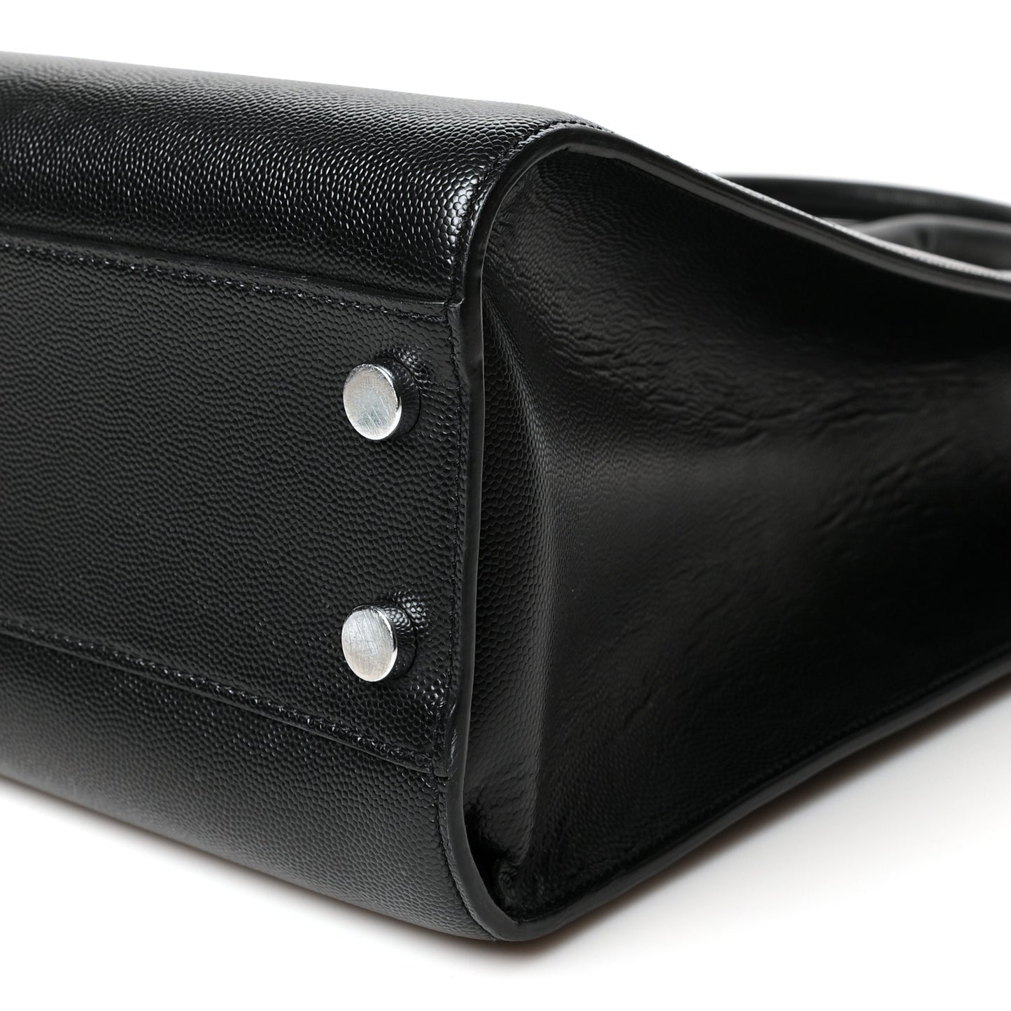 Grain de Poudre Medium Museum Tote Black