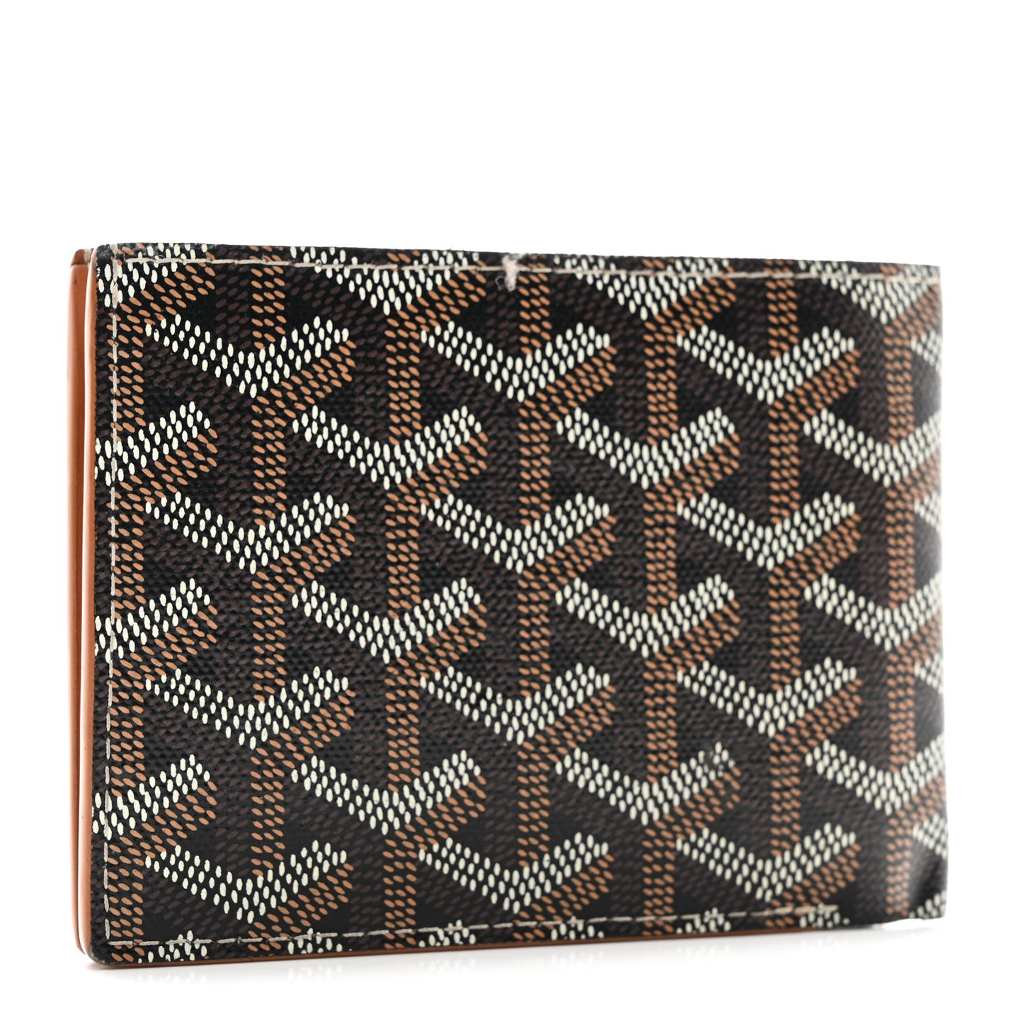 Goyardine Bi-Fold Victoire PM Black Gold