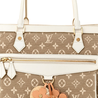 Louis Vuitton Monogram Sabbia Cabas GM White 7 of 15