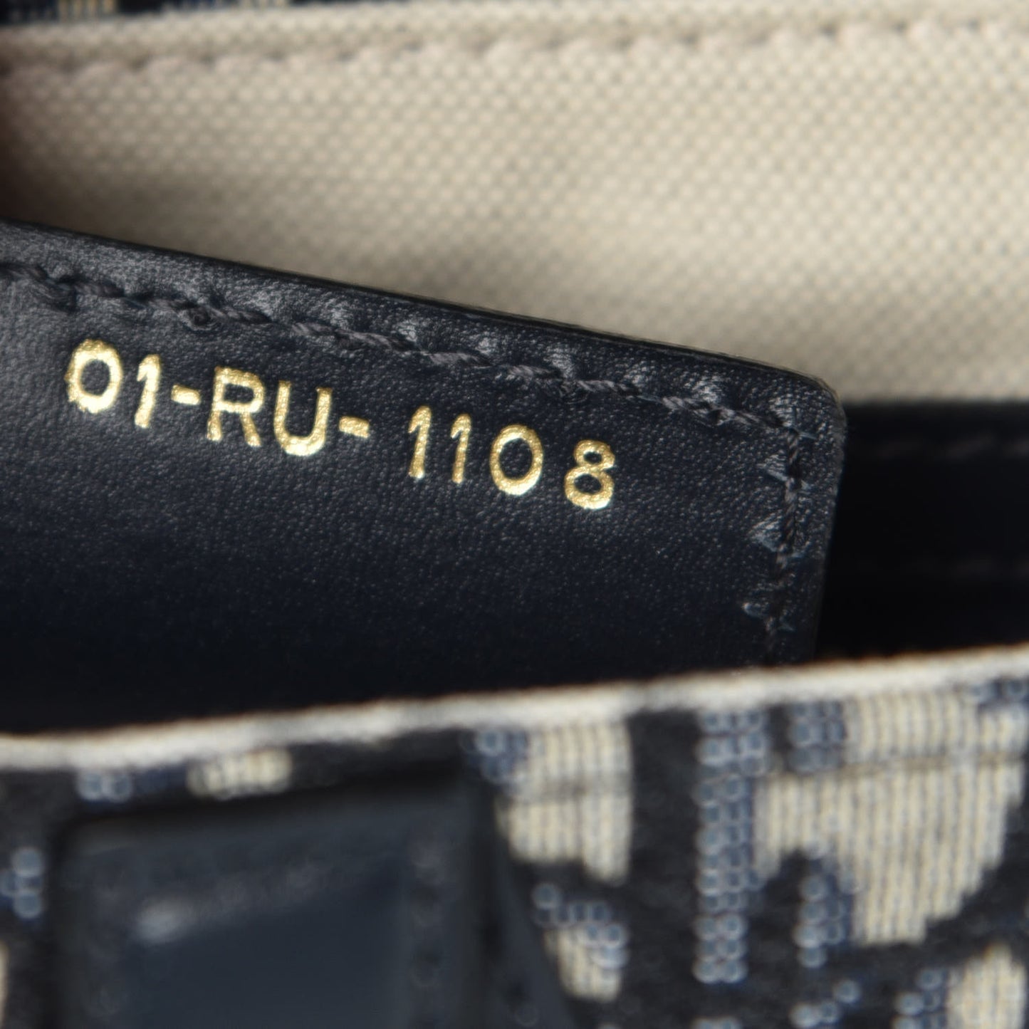 Oblique Saddle Bag Blue