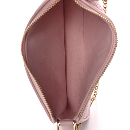 Louis Vuitton Empreinte Monogram Giant Broderies Mini Pochette Accessories Pink Creme 5 of 10