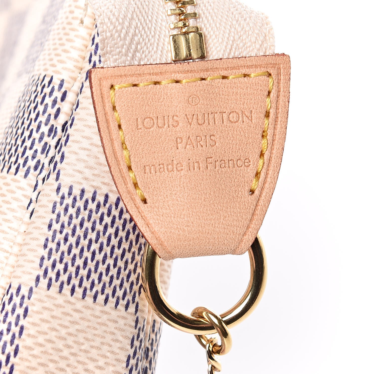 Louis Vuitton Damier Azur Mini Pochette Accessories 6 of 8
