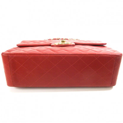 Chanel Lambskin XL Jumbo Flap Red 5 of 13