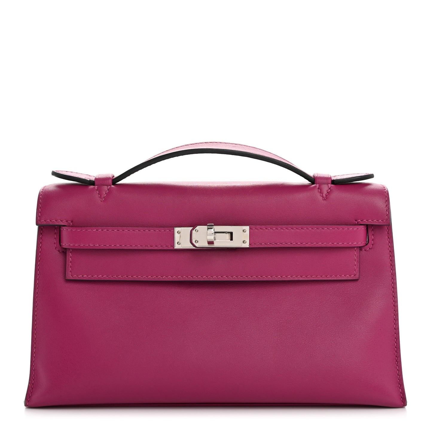 Swift Kelly Pochette Clutch Rose Pourpre