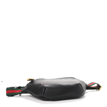Gucci Grained Calfskin Small Logo Belt Bag Black 3 of 9