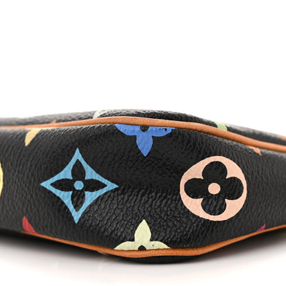 Louis Vuitton Monogram Multicolor Pochette Accessories Black 9 of 11