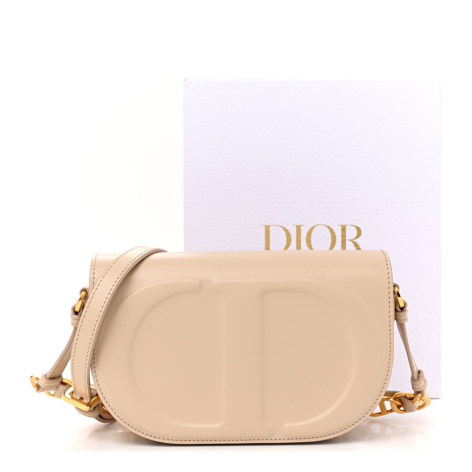 Christian Dior Calfskin CD Signature Flap Crossbody Caramel Beige 13 of 13