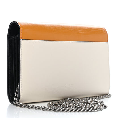 Gucci Azalea Calfskin Tri-Color Mini Dionysus Chain Wallet Mystic White Sun Oil Black Electric Blue 2 of 8