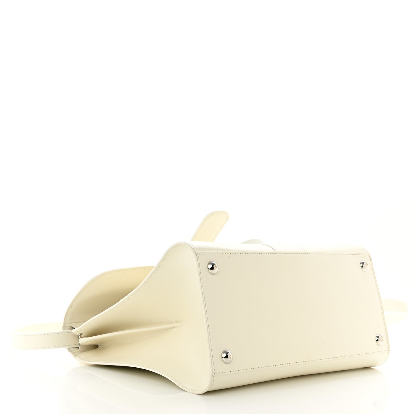 Box Calfskin MM Brillant Satchel Ivory