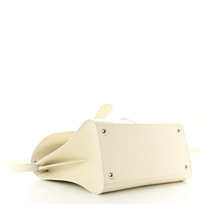 Delvaux Box Calfskin MM Brillant Satchel Ivory 4 of 13