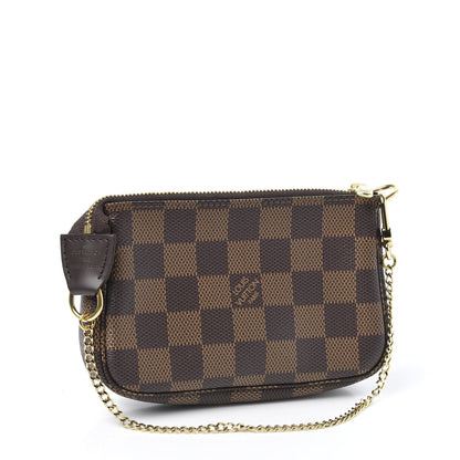 Louis Vuitton Damier Ebene Mini Pochette Accessories 2 of 8