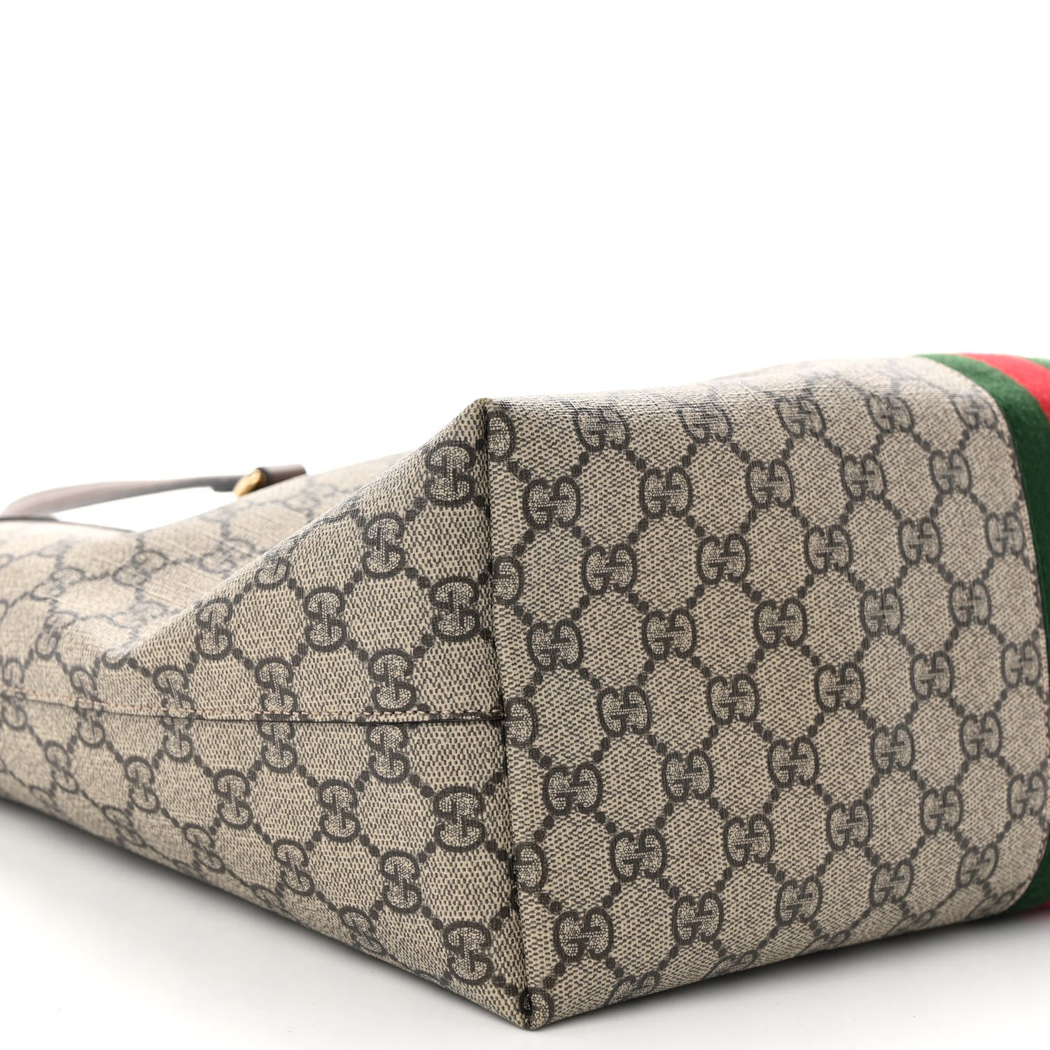 Gucci GG Supreme Monogram Medium Ophidia Shopping Tote Brown 9 of 10