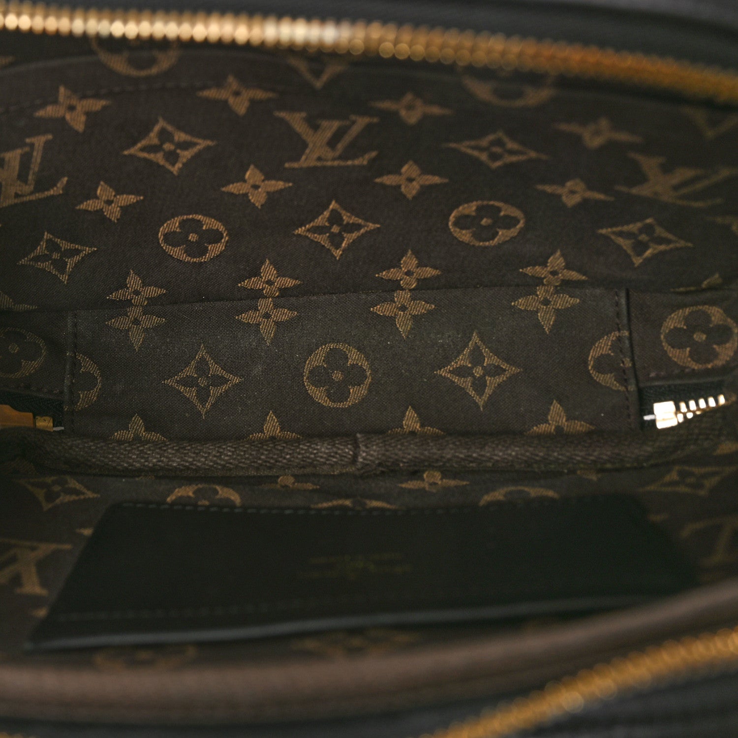 Louis Vuitton Calfskin Monogram Embossed Utility Crossbody Black 5 of 9