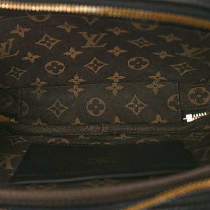 Louis Vuitton Calfskin Monogram Embossed Utility Crossbody Black 5 of 9